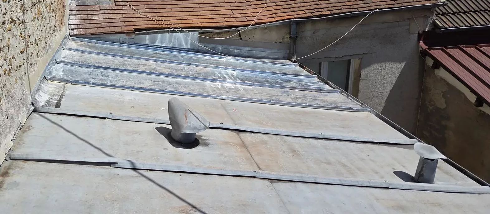 Réfection de couverture en bac acier (77)